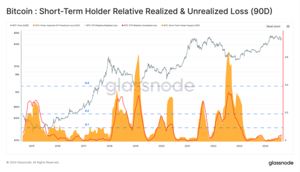 Glassnode: стойкость ходлеров привела к росту доминирования биткоина до 56%